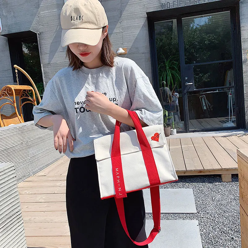 2019 Новая высококачественная Женская Мужская Холщовая Сумка тоут однотонная