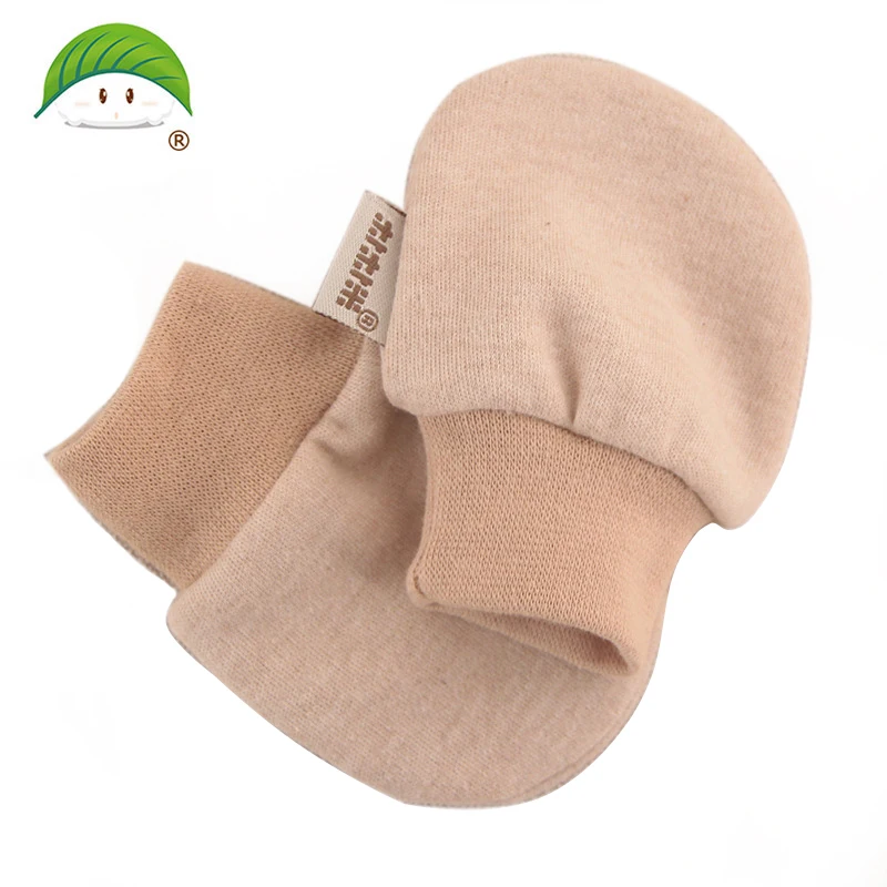 Popomi Baby Socks&ampglove Newborn Protection Face avoid bebe scratch skin 100% Color Cotton Anti Scratching Gloves 14-179 |