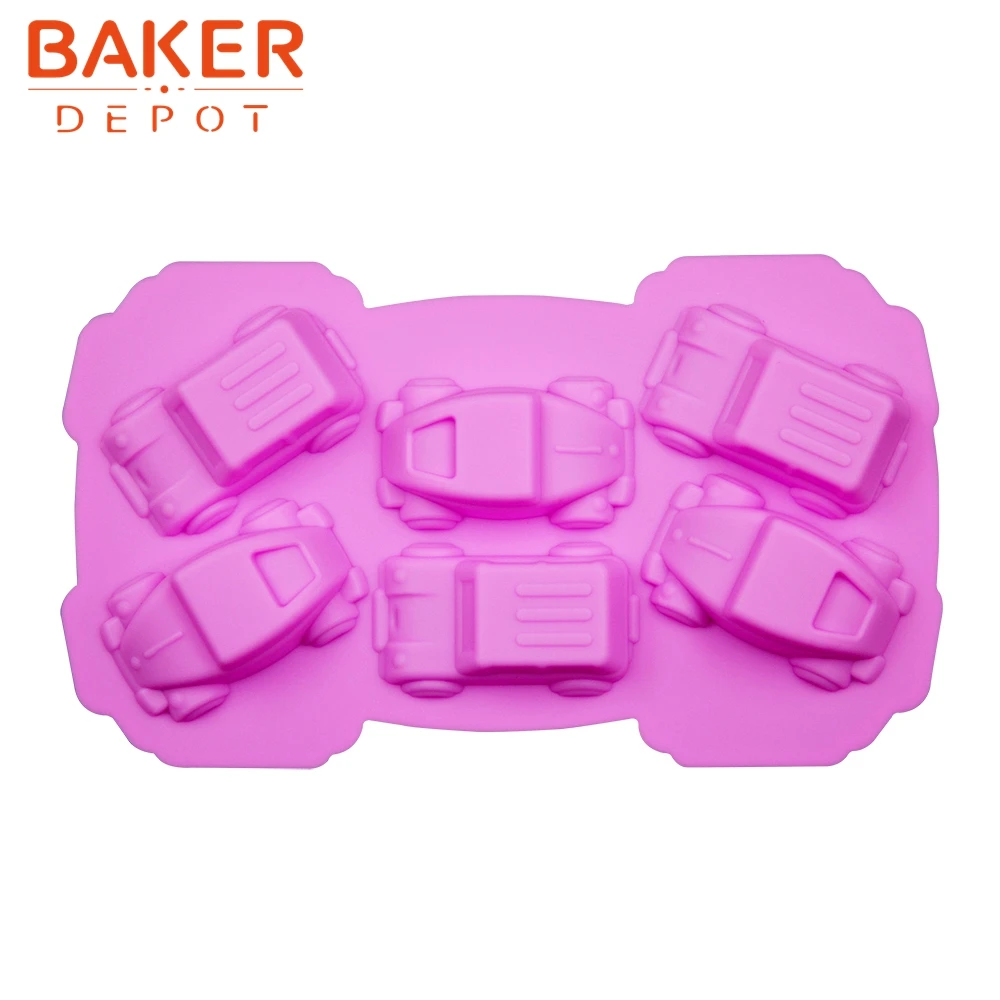 BAKER DEPOT 6 отверстий автомобильная Спортивная креативная силиконовая форма для