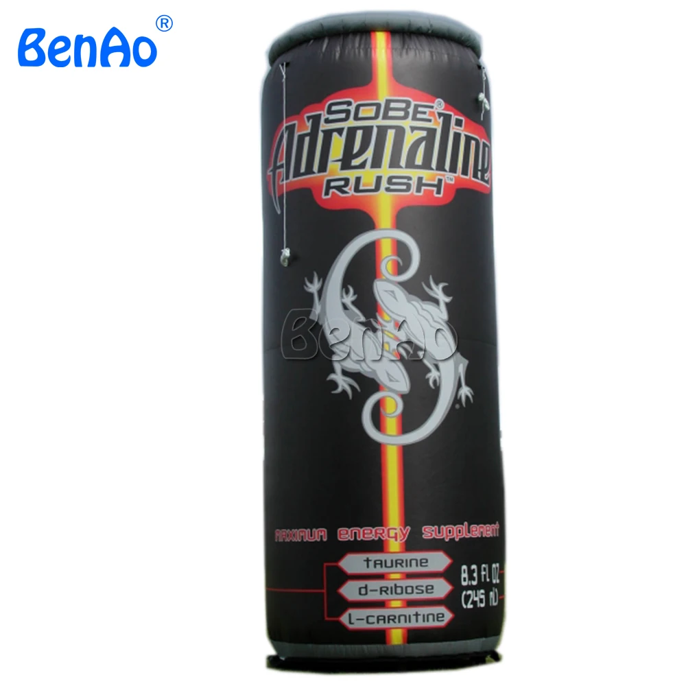 

Z297 BENAO Inflatable Beverage Bottle Replica,4m High Inflatable Drink Bottle,customized advertising pillar tube for sale