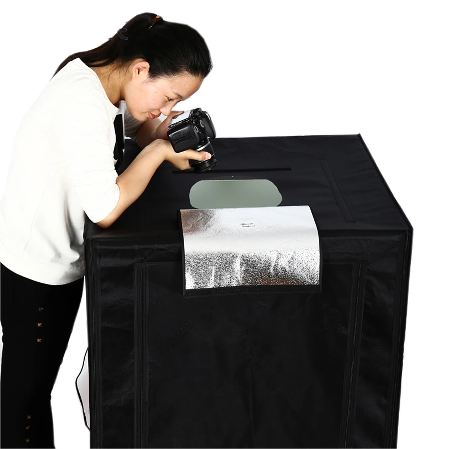 70*70 см портативный светодиодный софтбокс для фотостудии + фон адаптер