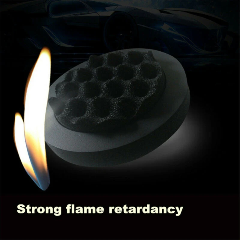 new and high quality 4Pcs 6.5" Car Door Soundproof Ring Foam Pad Woofer Speaker Noise Insulation