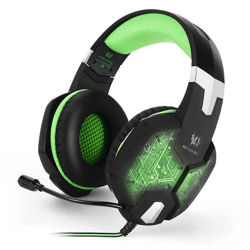 Каждый G1000 стерео Headbrand Проводная гарнитура С микрофоном игровая PC Gamer игры Headpehone