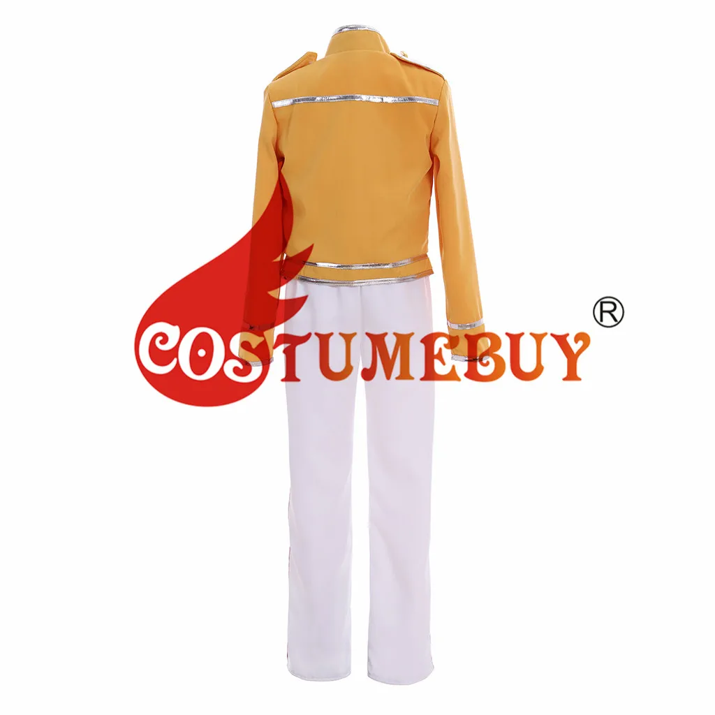 CostumeBuy Костюм Королевы гридди Меркьюри Уэмбли желтый пиджак белые брюки костюм