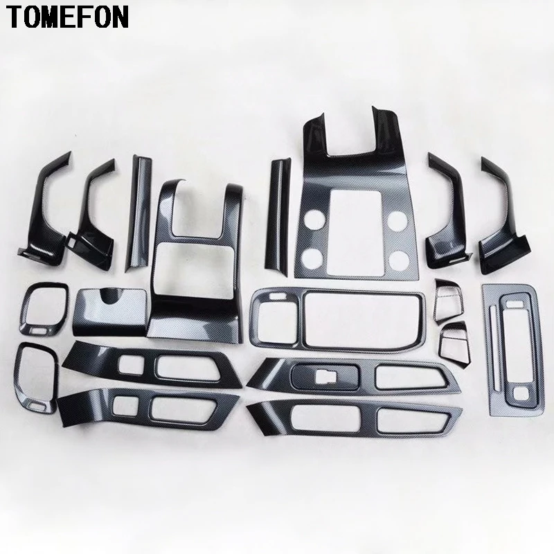 TOMEFON для Volvo S60 2014-2018 ABS углеродное волокно краска Межкомнатная Дверная панель