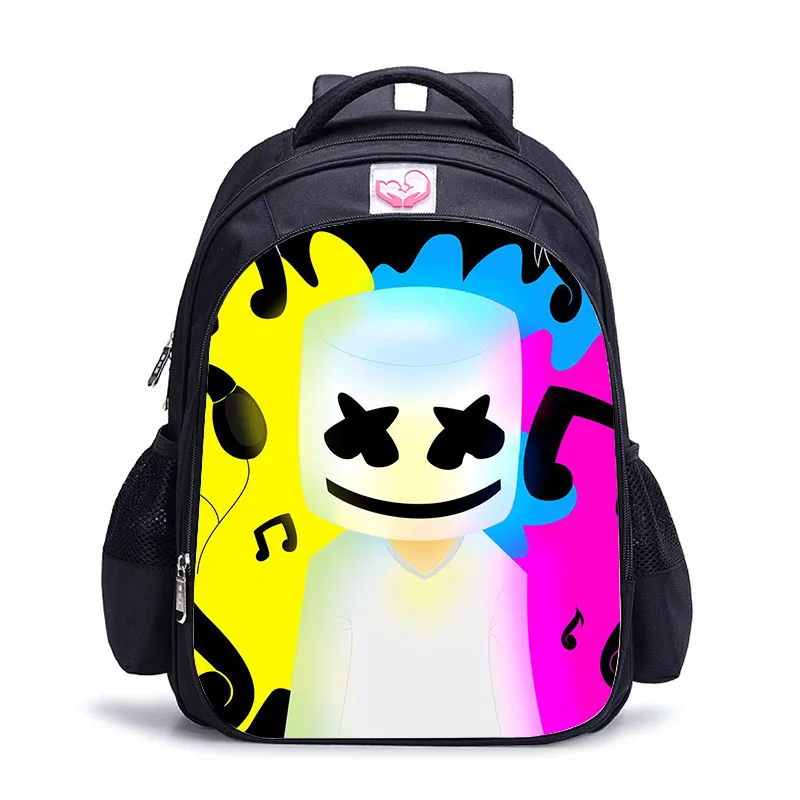 Детский Школьный рюкзак Marshmello, школьный рюкзак для мальчиков и девочек, рюкзаки для девочек, Mochila Escolar Menina