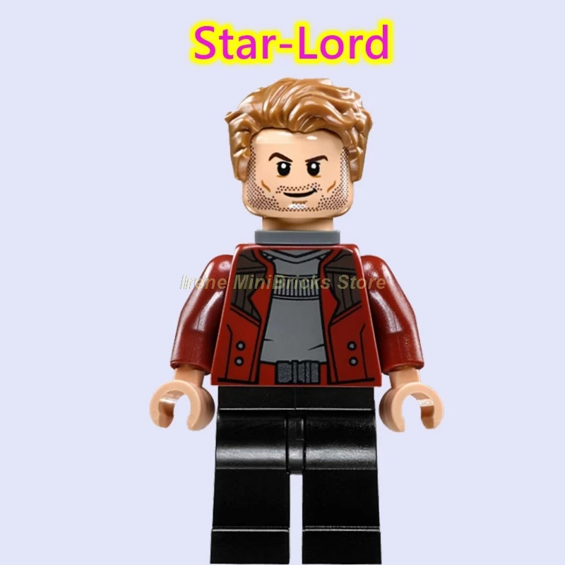 Стражи Галактики Marvel Супер Герои Yondu Star-Lord строительные блоки игрушки Фигурки Мстителей эндшпиль танос Мстители фильм - Цвет: Star-Lord