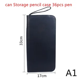 Новый высококачественный кожаный чехол для перьевой ручкишариковой ручки чехол для 36 карандашей чехол для карандашей подходит для офисных подарков разных размеров