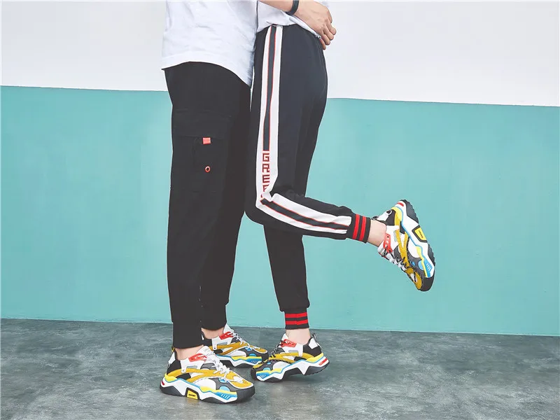 Повседневная Белая обувь; женские кроссовки на платформе; zapatos de mujer; модная брендовая обувь; chaussures femme; женская обувь из натуральной кожи; Цвет Черный