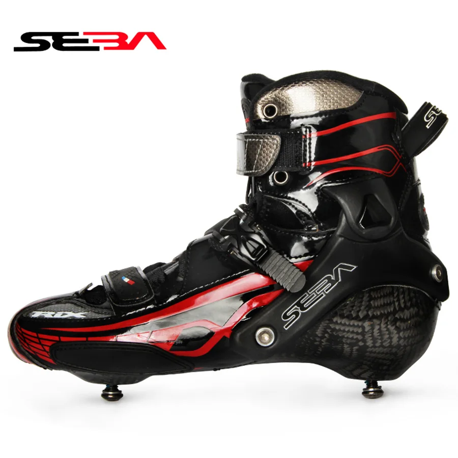 red Japy Skate SEBA Trix 10th Европейская версия загрузки Инлайн ролики для слалома углеродного волокна загрузки раздвижные катание Patines - Цвет: red