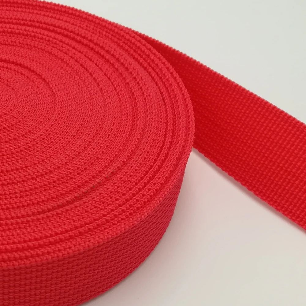 38 мм 10 ярдов/партия лента из полипропилена для мешков 1 1/2 дюйма|red webbing|webbing