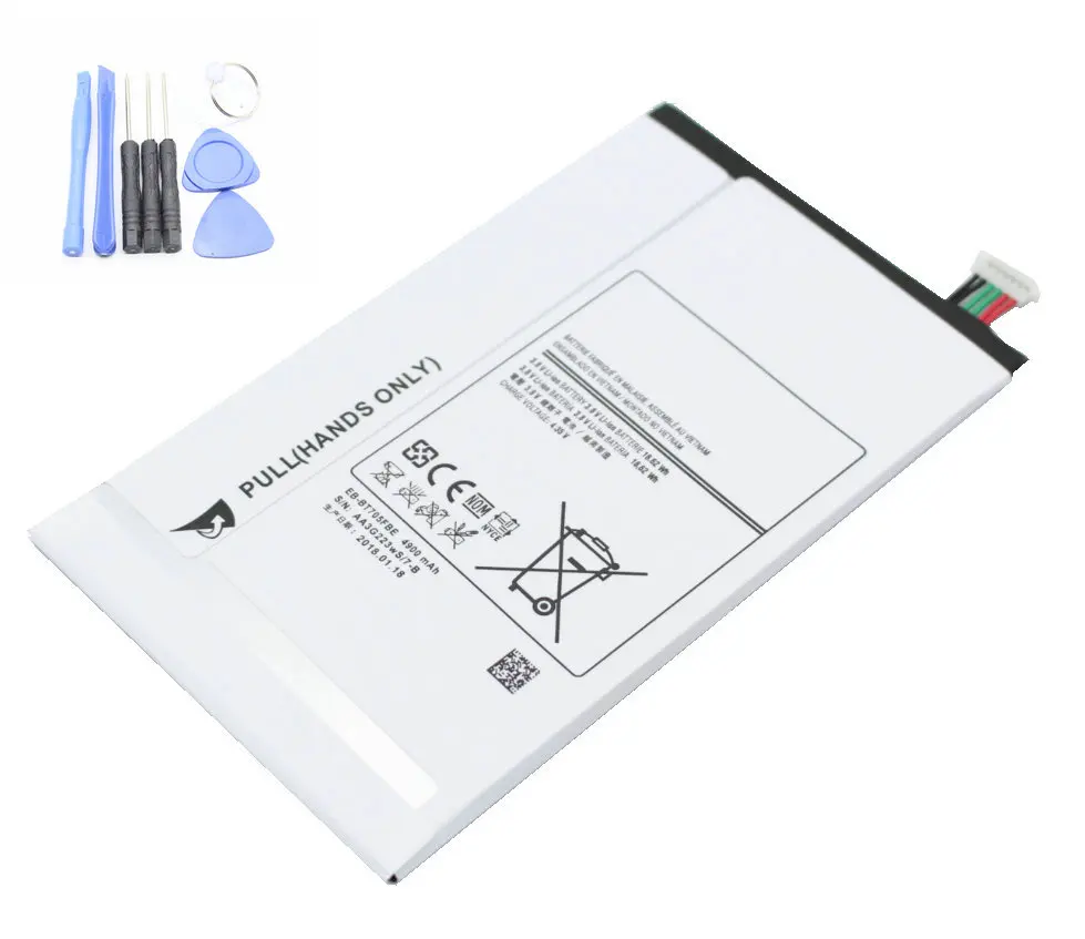 Ciszean 1x4900 мА/ч EB BT705FBE/EB BT705FBC запасная батарея для Samsung Galaxy Tablet Tab S 8 4 SM T700 T705 +