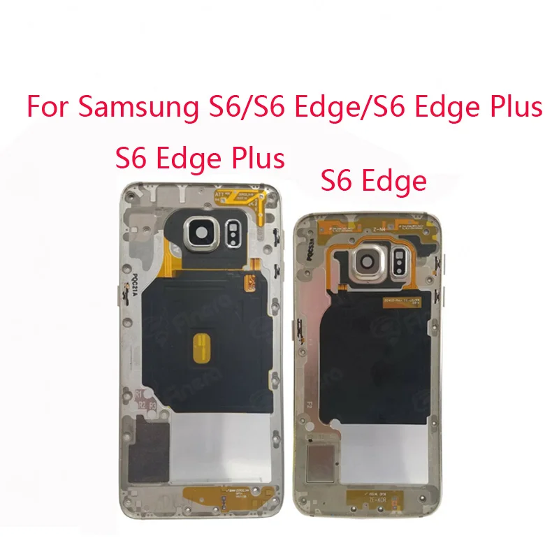 Задняя рамка для Samsung Galaxy S6 G920F edge G925F plus G928F|Корпусы и рамки мобильных телефонов| |