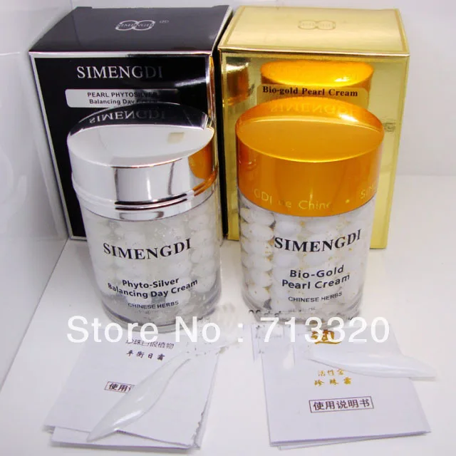 Лидер продаж новая упаковка 2 коробки дневной крем Bio Gold и ночной Phyto Pearl