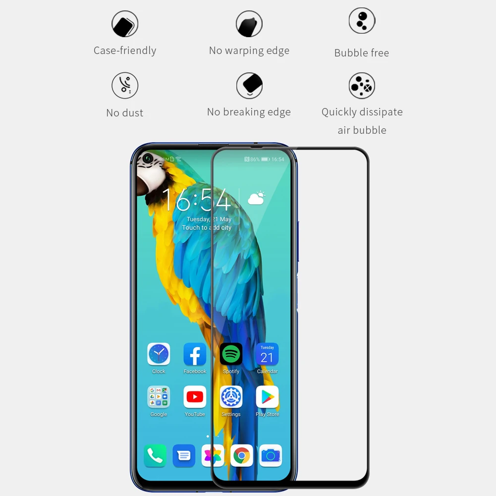 Nillkin XD CP+ MAX полное покрытие стекло для huawei Honor 20 закаленное стекло Nilkin Защитная пленка для экрана для huawei Honor 20 pro стекло