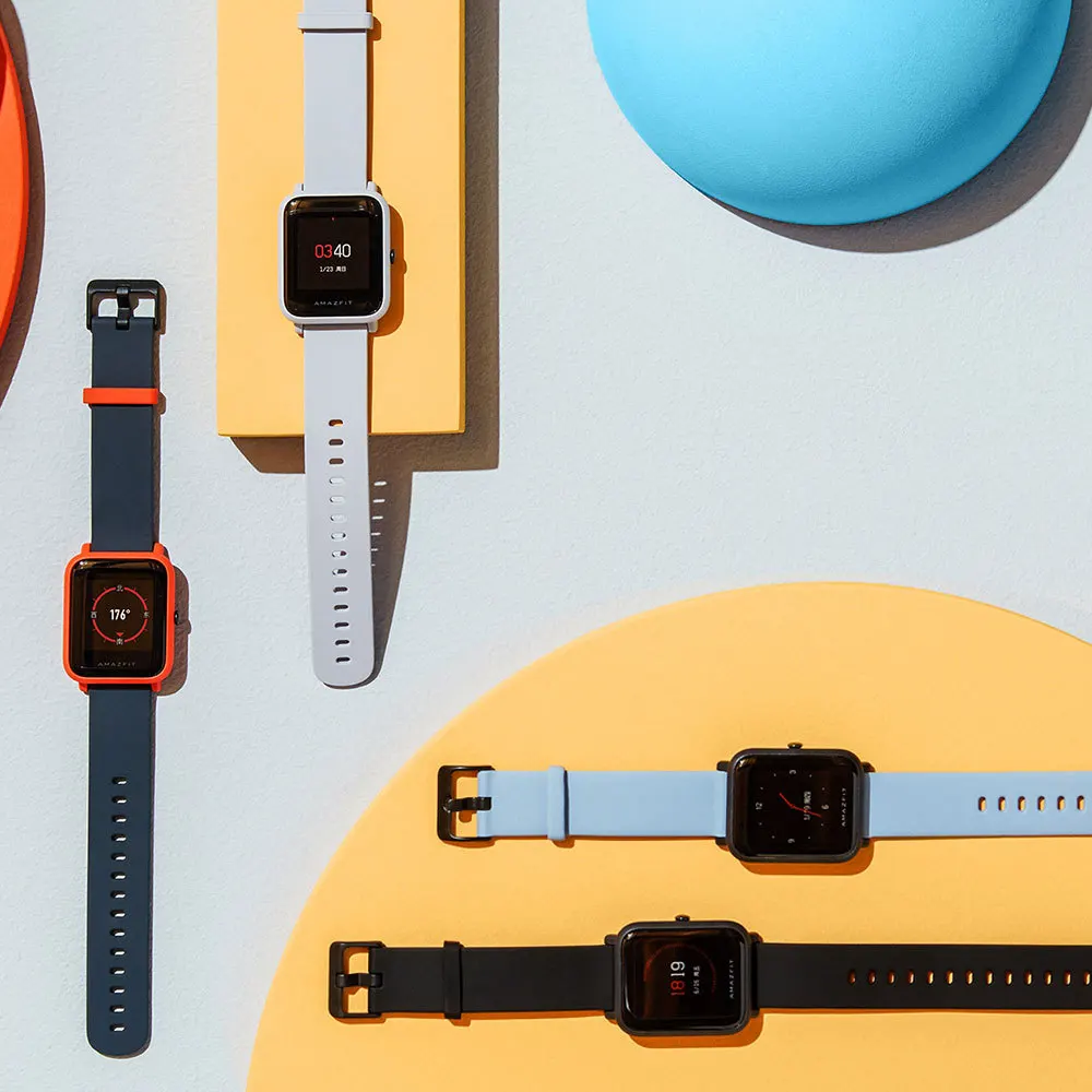 Amazfit Bip Youth SmartWatch английская версия умные часы Huami GPS Android iOS монитор сердечного