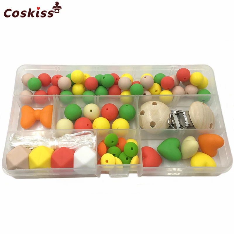 2 коробки Детские Прорезыватели для зубов Силиконовые набор зажимов соски