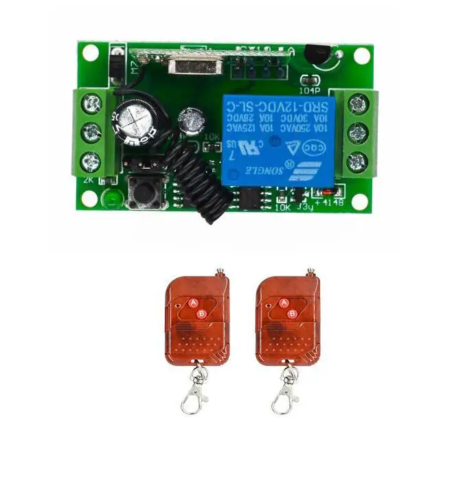 Умный дом DC 12V 1CH беспроводной пульт дистанционного управления реле 2