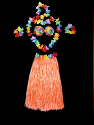 Новогодние костюмы для рождественской вечеринки на Хэллоуин 80 см Гавайская Юбка