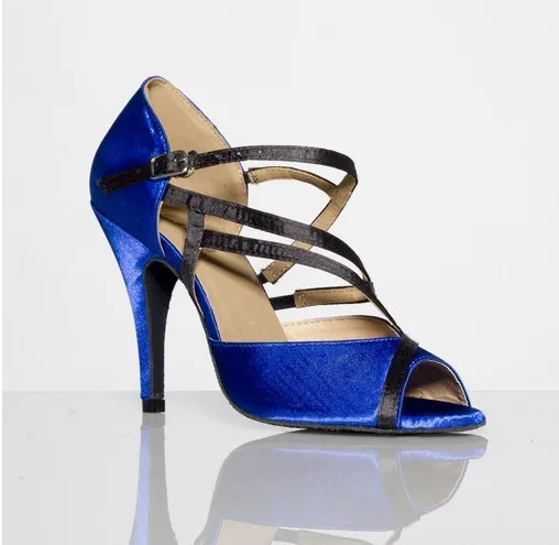 Hot-selling!!! Colorful Satin Women's Classical Heel High Heels Latin Dance Shoes Legend Salsa | Спорт и развлечения