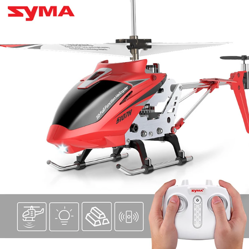 Оригинальный новый продукт SYMA S107H вертолет с дистанционным управлением сопротивление зависания 3.5CH сплав вертолет с дистанционным управле...