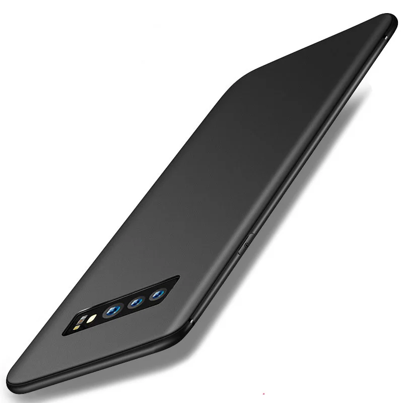 Ультратонкий Мягкий матовый чехол для Samsung S10 PLUS S10E чехлы из ТПУ гибкая тонкая