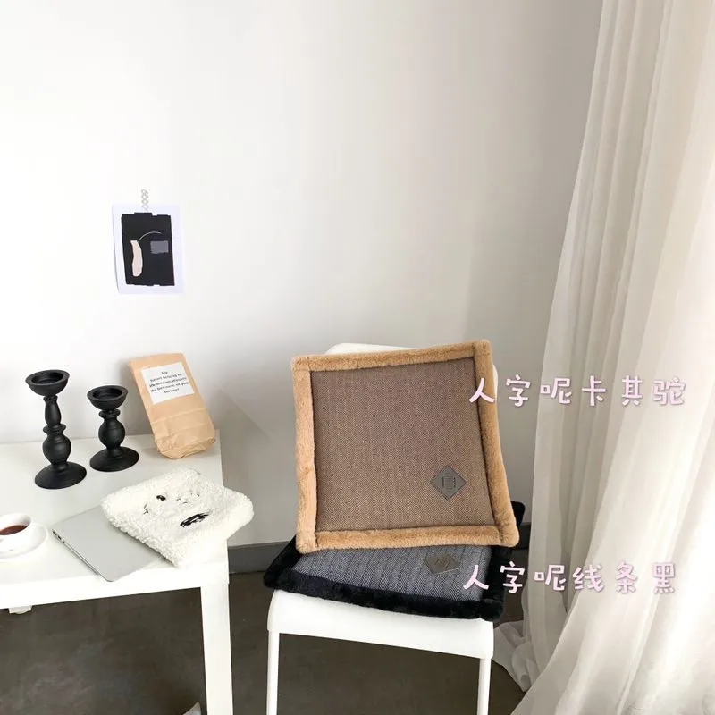 Подушки для кухонное кресло однотонное цветное сиденье 1 шт. Подушка квадратный