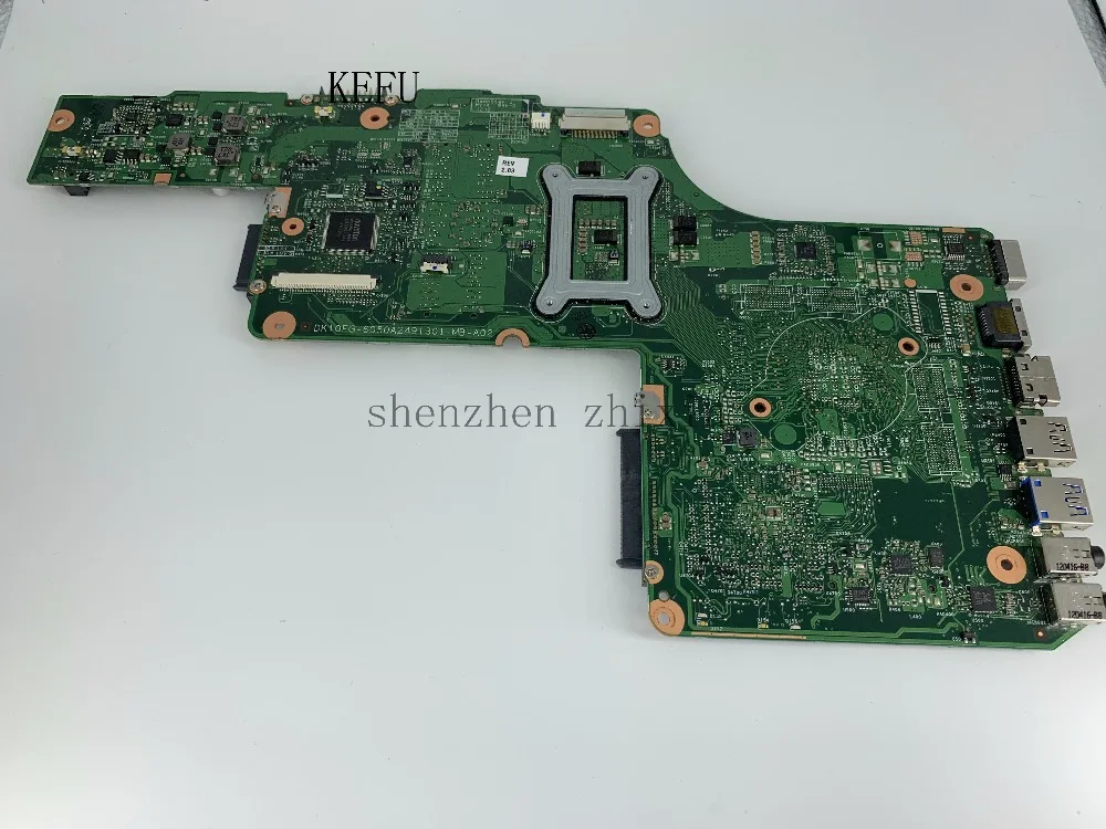 Материнская плата V000275070 HM76 6050A2491301 PGA989 для ноутбука Toshiba Satellite C850 C855 материнская |