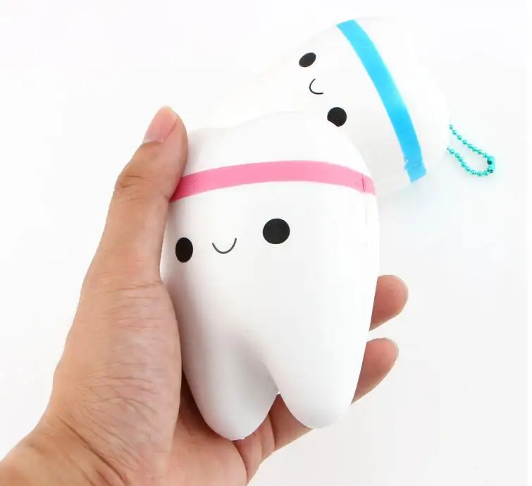 

1pcs Squishy Toys Squishies Cellphone Straps Teeth Buns Bread Wholesale Cheap Kawaii Squishy Jumbo in stock