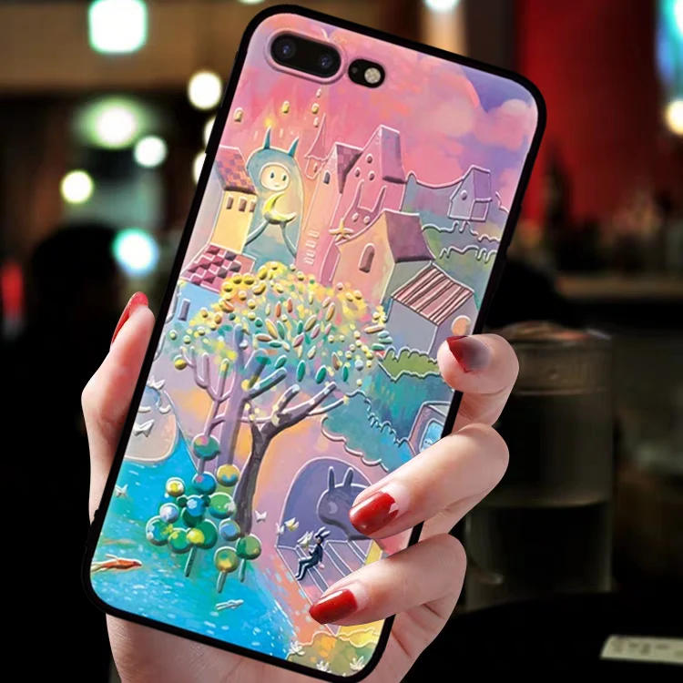 Чехол для Samsung A50 A70 A40 A30 A20 A10 чехол Galaxy a50 милый черный синий телефона с 3d