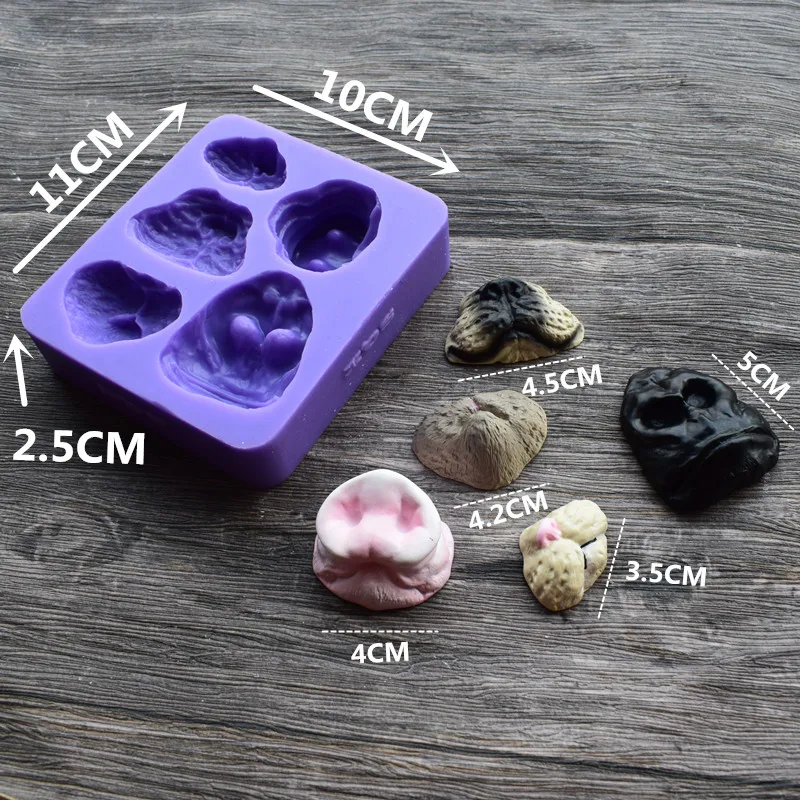 Животная форма силиконовая для выпечки тортов DIY украшения инструмент шоколада