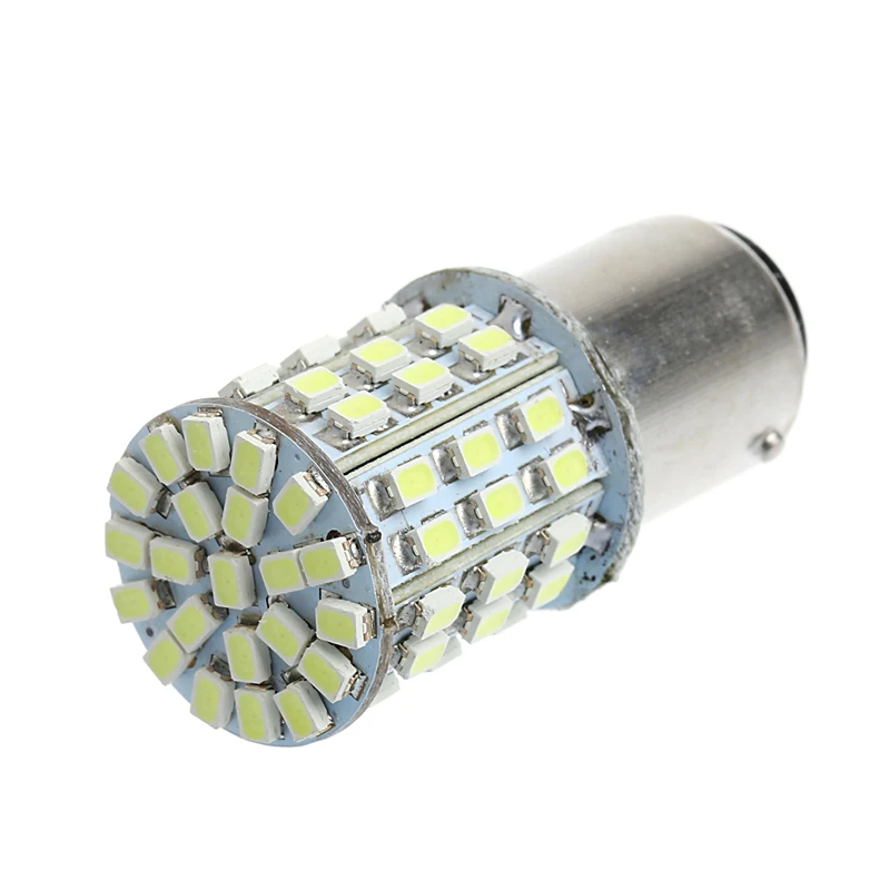BAY15D 1157 1206 автомобиля 12V Светодиодный светильник Хвост стоп-сигнал супер яркий 64 лампа накаливания SMD