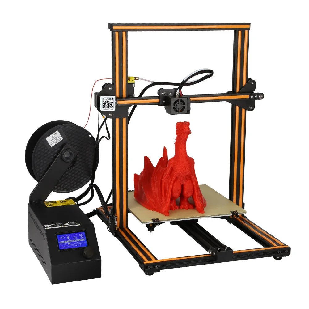 Creality 3D CR-10 3D принтер DIY 300*300*400 мм размер печати алюминиевая рамка с 200 г нить поддерживает различные 3D нити