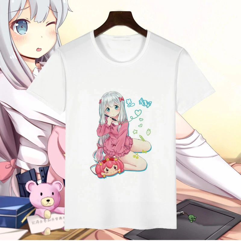 Бесплатная доставка футболки Аниме &quoteromanga Sensei&quot маскарадные костюмы Sagiri Izumi