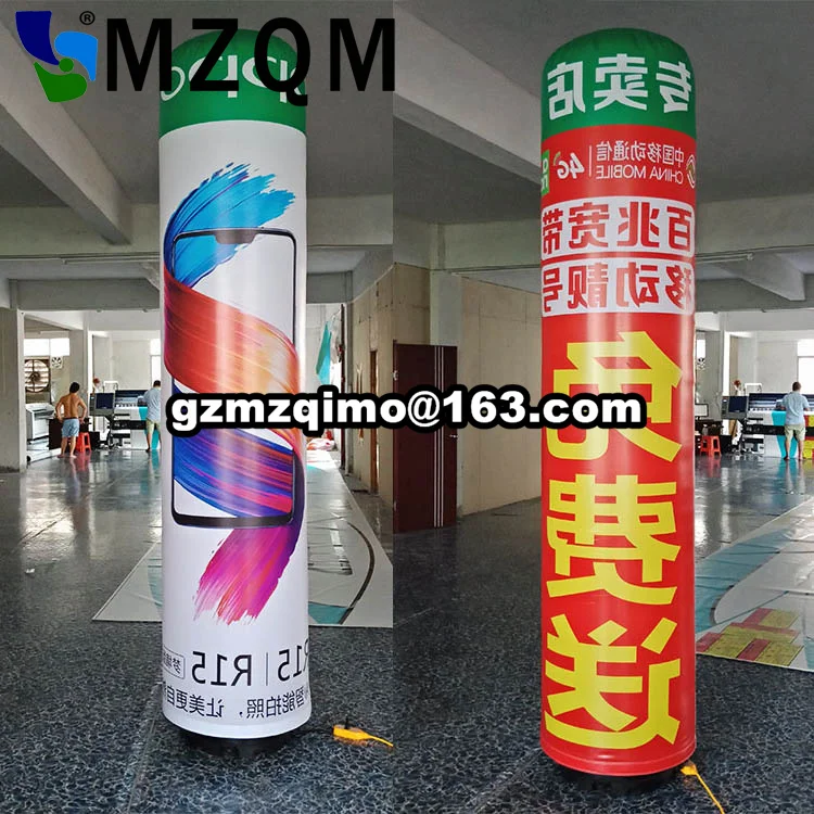 Надувная колонна MZQM СВЕТОДИОДНАЯ светится в темноте со светильник кой для