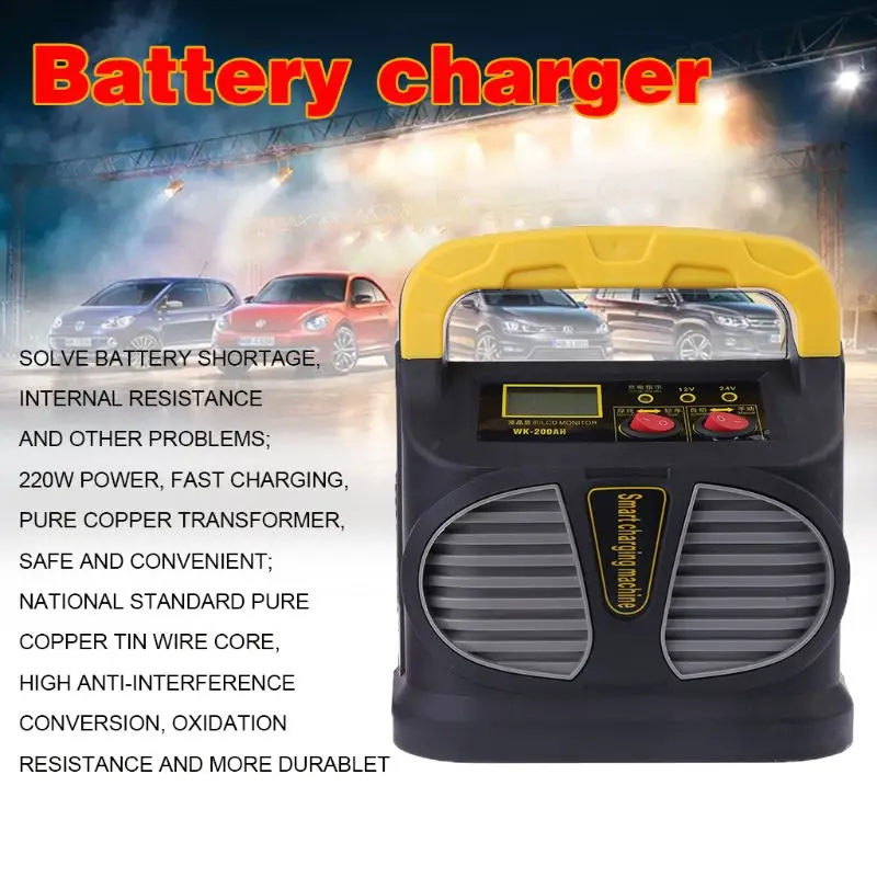 Портативный 12 v-24 V интеллигентая(ый) Высокое Мощность Батарея Зарядное устройство Автомобильное пусковое устройство