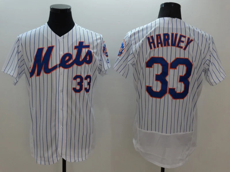 31 Майк Пьяцца 33 Мэтт Харви 34 Ной Syndergaard 48 Иаков deGrom Трикотажные синий красный