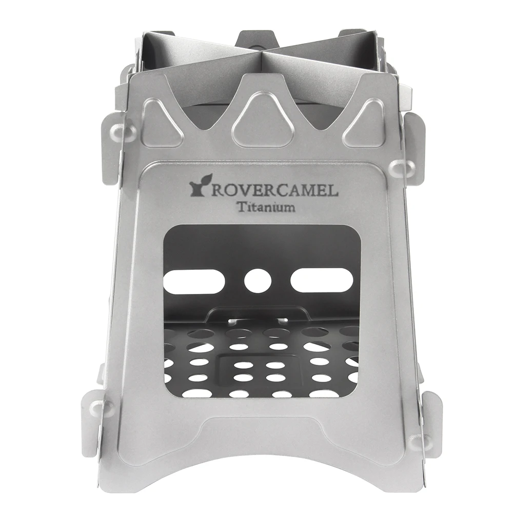 Портативная туристическая деревянная плита легкая складная титановая горелка