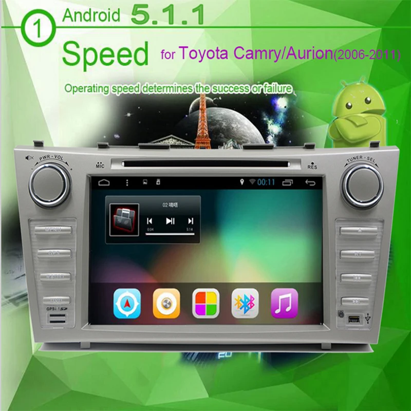 Автомобильный DVD плеер на Android 7 1 для Camry 2006 2007 2008 2009 2011 автомобильный с GPS