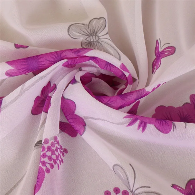 IMIXLOT 2018 New Women Chiffon Silk Scarfs Sweet Spring Scarves Print Flowers Shawl Summer Beach Shawls And Hijabs |