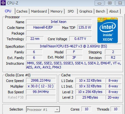 Оригинальный процессор Intel Xeon QS E5 4627V3 2 6 ГГц 10 ядер 25 Мб SmartCache 4627 V3 с поддержкой Wi Fi
