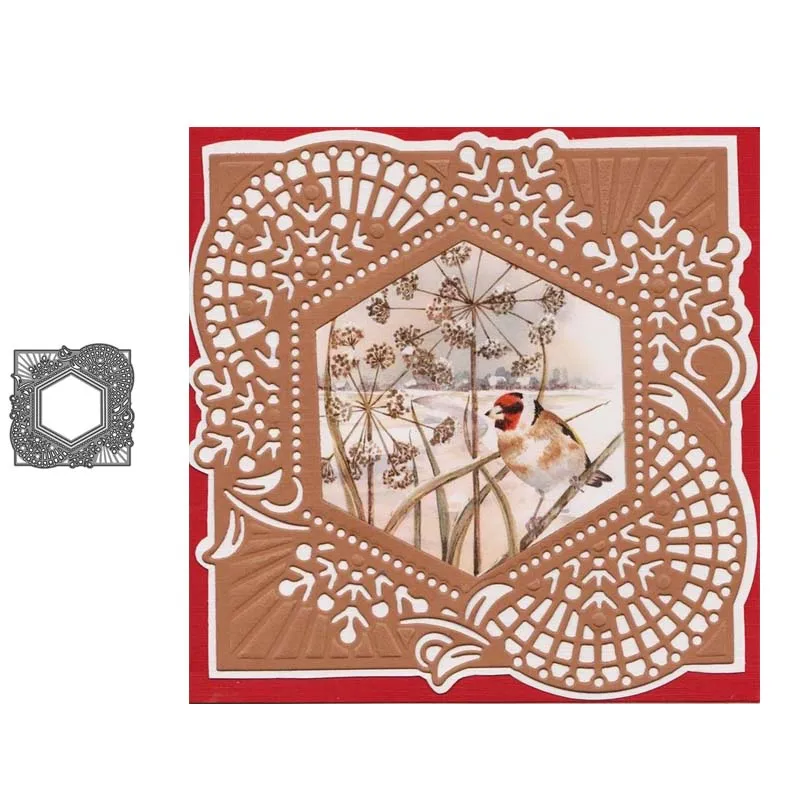 Тиснение кружева 9 металлические Вырубные штампы вырезанные для украшения