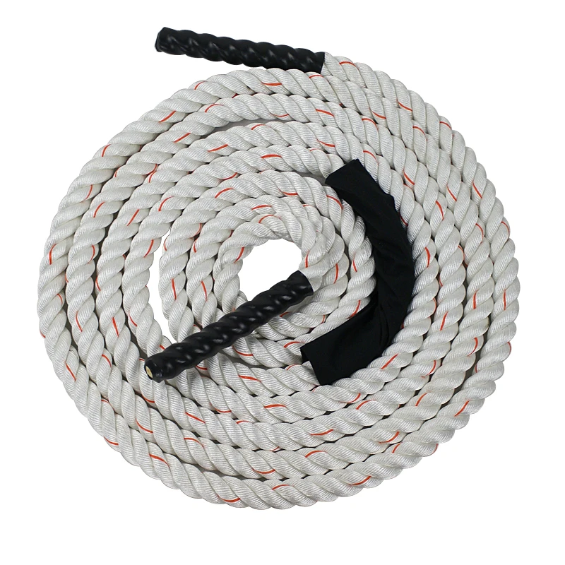 good price white 1.5*40ft Poly Dacron Battle Rope Workout Training Undulation US | Спорт и развлечения