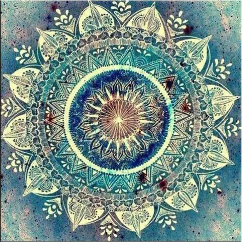 

5D Diy Алмазная вышивка крестиком на рисунке, Мандала домашний декор Полный Стразы мозаика Алмазная вышивка