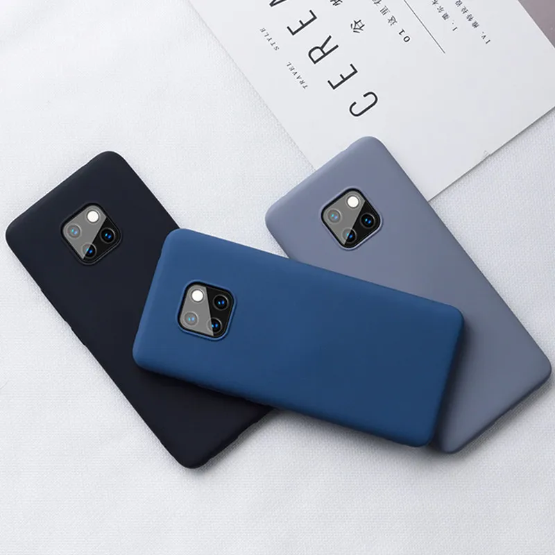 Phone Case For Huawei Mate 20 10 9 P10 P20 P30 Pro Lite Liquid Silicone Original Luxury Cover Nova 3i 5 4 E 2S Cases | Мобильные