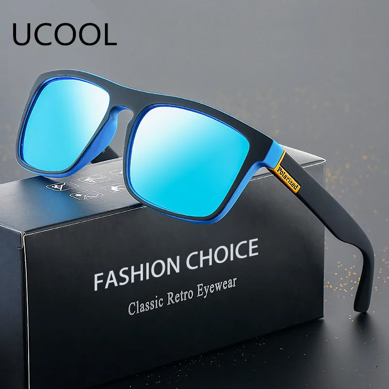 UCOOL 2018 поляризованные солнцезащитный очки ретро Для мужчин солнцезащитные для
