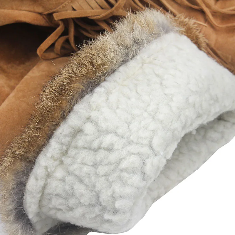 Wealsex Autumn And Winter Keep Warm Boots Women Casual Comfortable Flat Cotton Snow boots knee women Black Brown 34-43 | Обувь