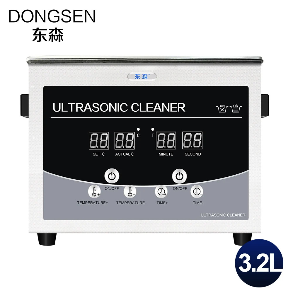 0.8L Mini Portable Ultrasonic Cleaner Power Adjustable Ultrasound Bath Fruit Ring Coin Razor Denture Mold Oil Washer Machine | Бытовая
