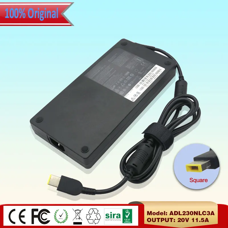 Новые оригинальные 20 В 11.5A USB наконечник 230 Вт адаптер переменного тока ADL230NLC3A 00HM627