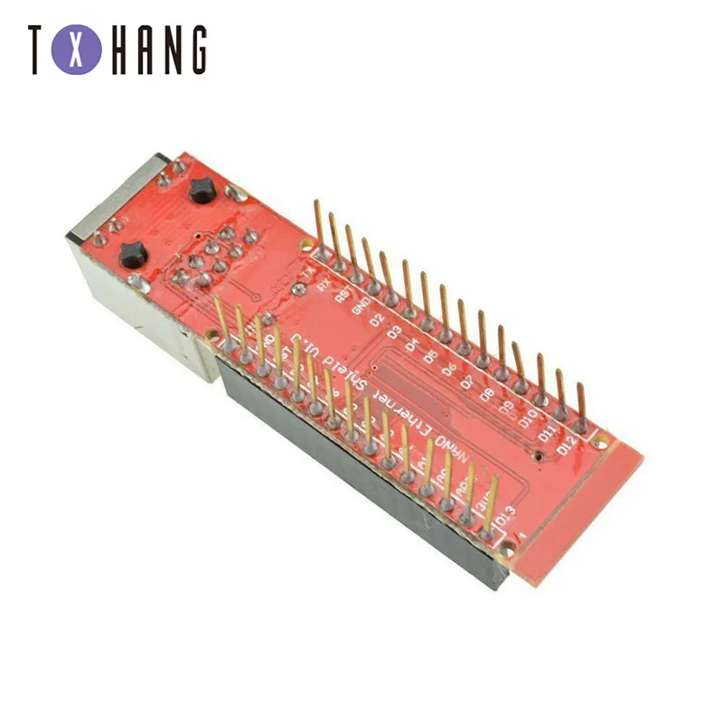 Nano V3 Ethernet щит ENC28J60 микрочип HR911105A веб сервер плата модуль для Arduino 3 0|Интегральные